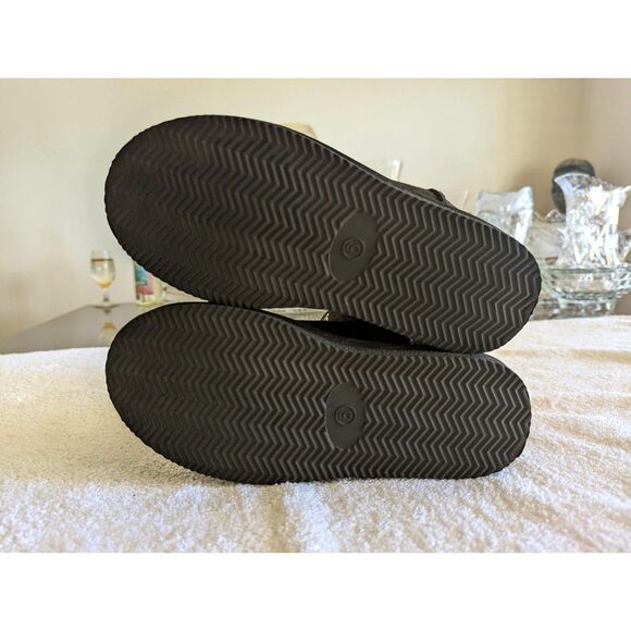 HSN faux suede & fur Chicago Bears calf high boots  Sz 6 - Picture 5 of 14